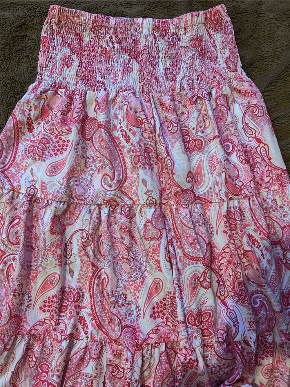 Womens Stretch-Waist maxi skirt